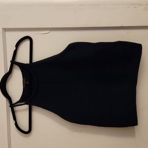 Banana Republic, size medium halter, tank sweater. Navy blue, never been worn